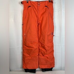 Mountain Hardware Womens Elite Puffer Orange Ski Snowboard Snow Pants Size SP